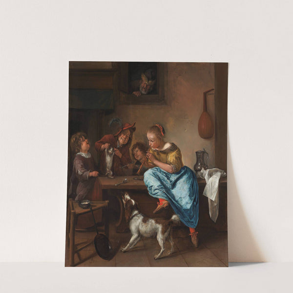The Dancing Lesson by Jan Steen