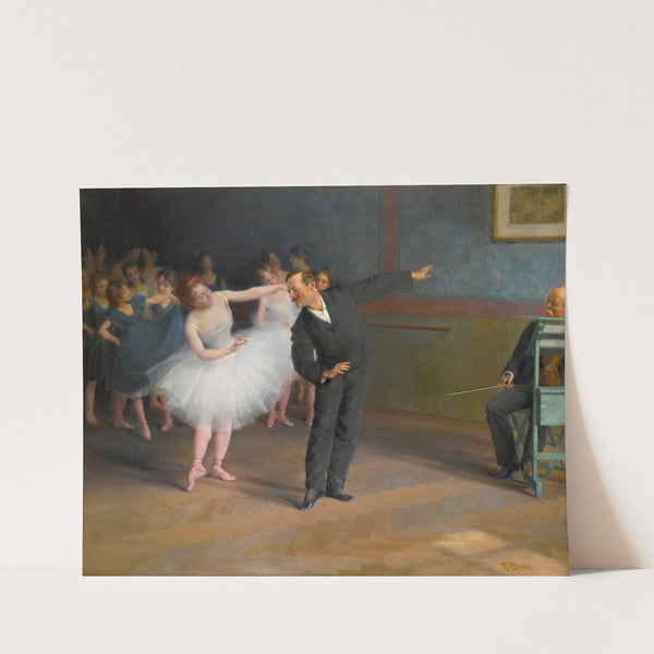 The dancing school, Prague by Frantisek Dvorak