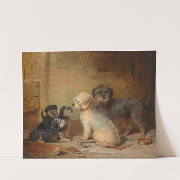 The Dandie Dinmont family by Henry Calvert