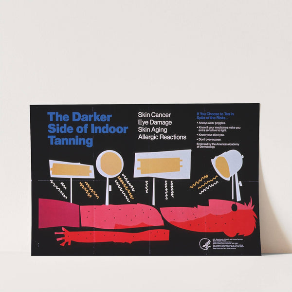 The darker side of indoor tanning, skin cancer, eye damage, skin aging, allergic reactions (1987) by United States. Food & Drug Administration.