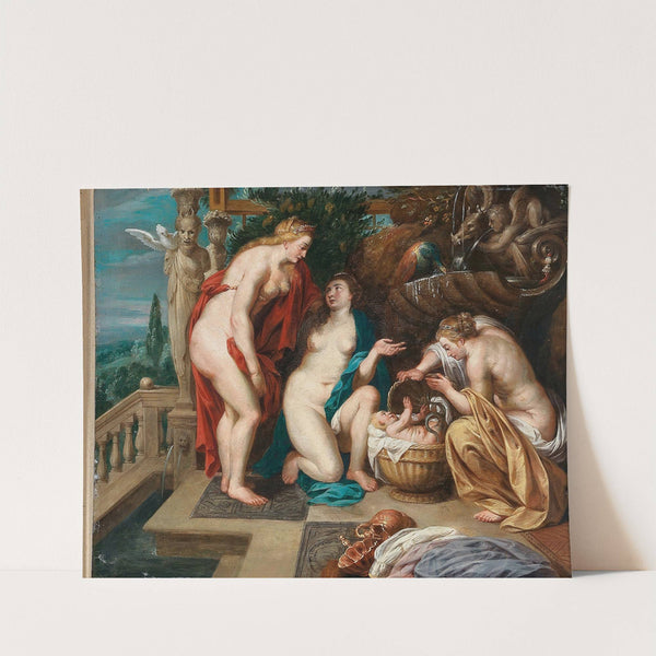 The Daughters Of Cecrops Finding The Child Erichthonius by Follower of Peter Paul Rubens