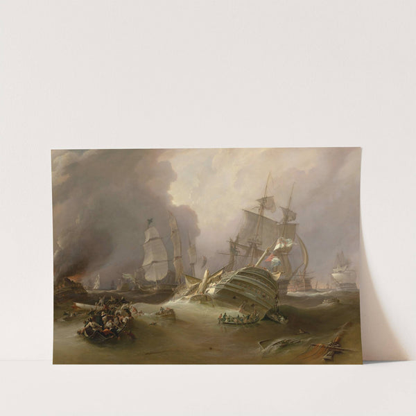 The Day after the Battle of Trafalgar, Securing the Prize by Richard Brydges Beechey