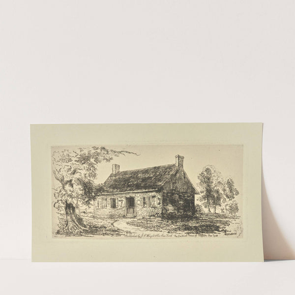 The De Wint House at Tappan, New York. (1890) by William Henry Wallace