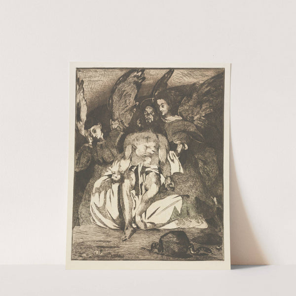 The Dead Christ with Angels (1866–67) by Édouard Manet