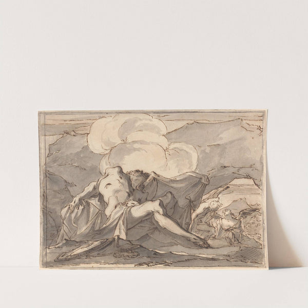 The Dead Christ with Angels by Paul Troger