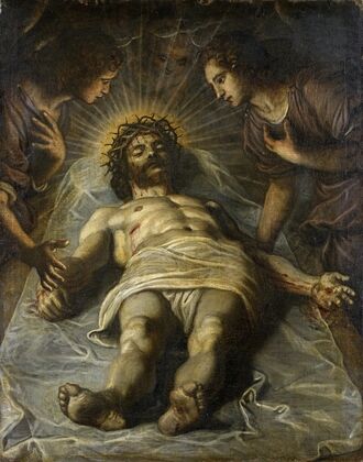 The Dead Christ with Two Angels — size preview