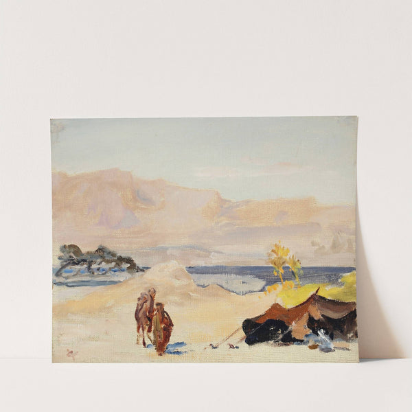 The Dead Sea. From the journey to Palestine (1901) by Jan Ciągliński