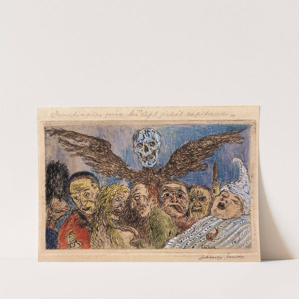 The Deadly Sins Dominated by Death by James Ensor
