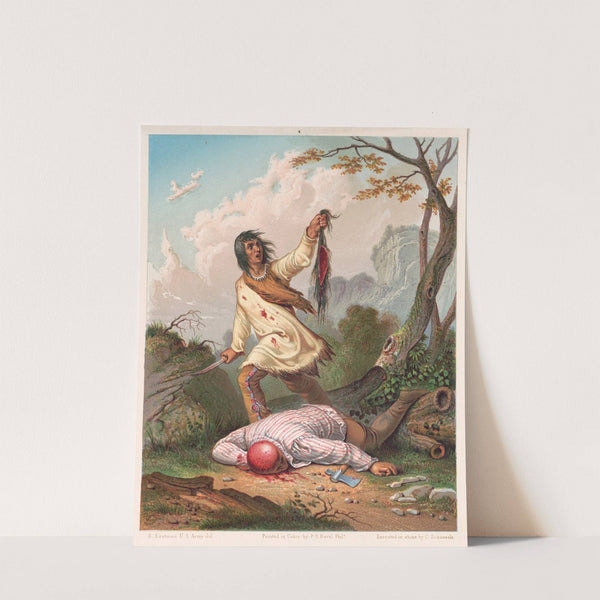 The death cry by Seth Eastman