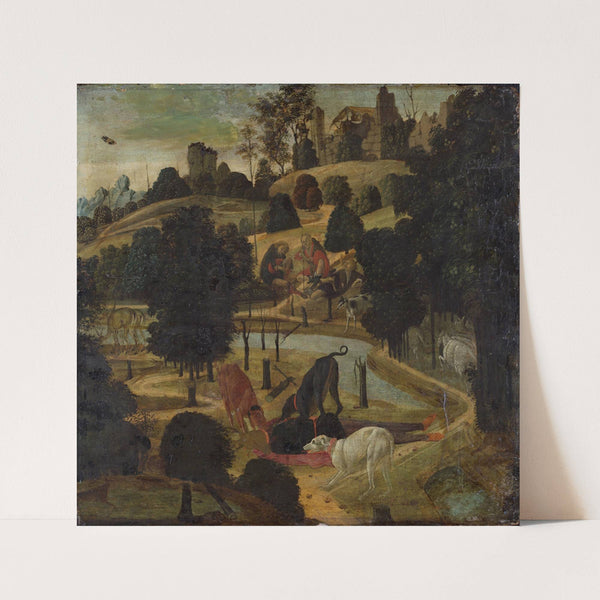 The Death of Actaeon by Jacopo del Sellaio