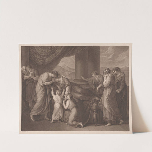 The Death of Alcestis (1796) by Angelica Kauffmann