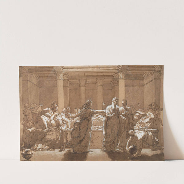 The Death of Britannicus (ca.1814) by Abel de Pujol