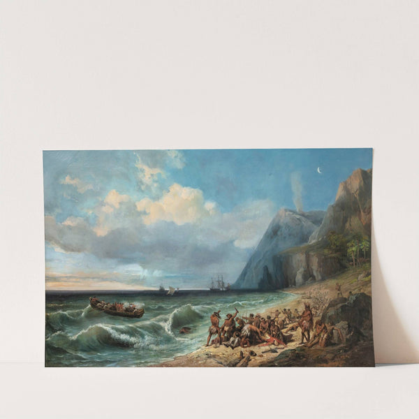 The Death of Captain Cook by Jean-Charles Joseph Rémond