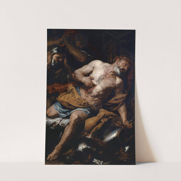 The Death Of Cato by Giovanni Battista Langetti