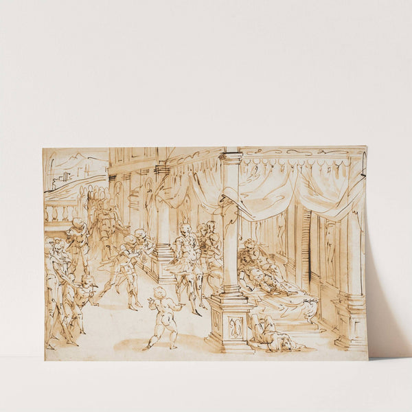 The Death of Cleopatra by Luca Cambiaso