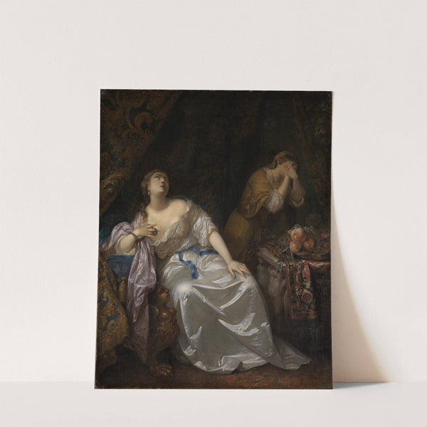 The death of Cleopatra by Caspar Netscher