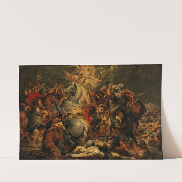 The Death of Decius Mus in a Battle against the Latins by Follower of Peter Paul Rubens