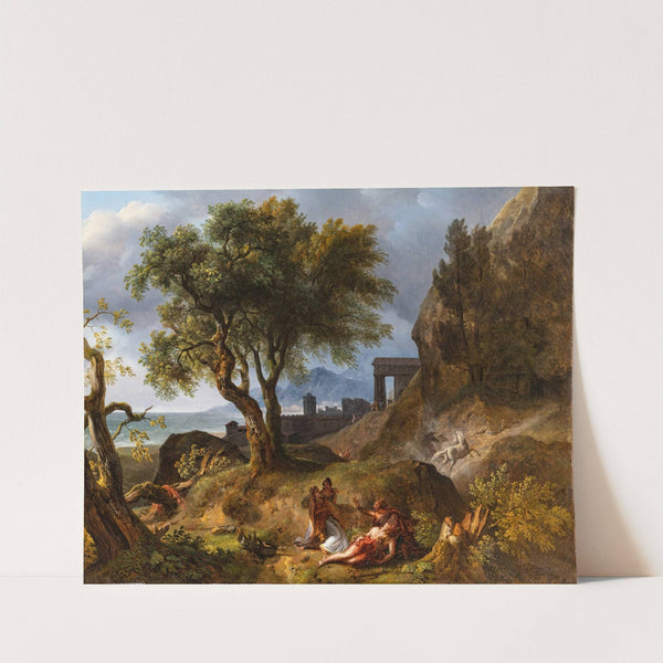 The Death of Hippolytus by Jean-Charles Joseph Rémond