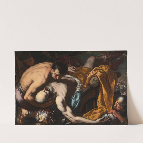 The death of King Josiah by Antonio Zanchi