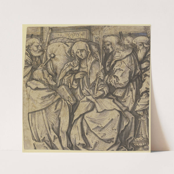 The death of Mary (1520) by Hans Burgkmair The Elder