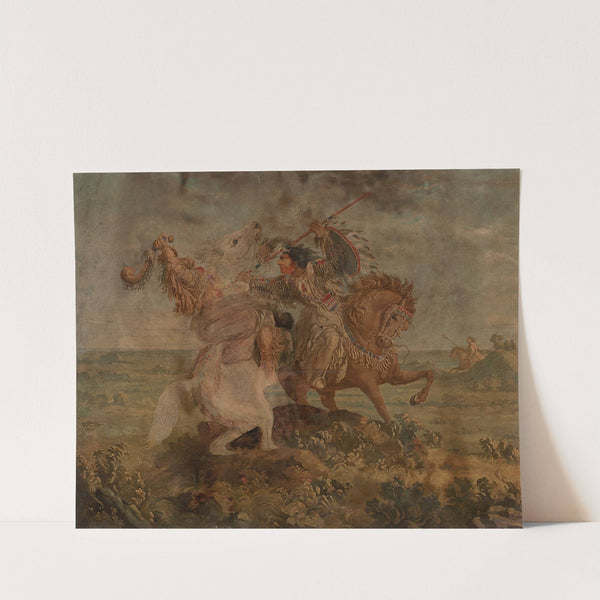 The Death of Omoxesisixany Or Big Snake by Paul Kane