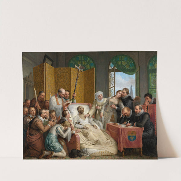 The Death of Peter Paul Rubens by Mattheus Ignatius van Bree