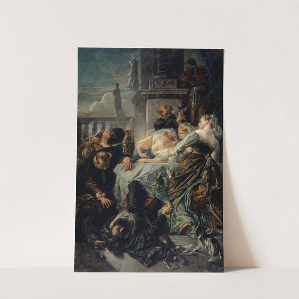 The Death Of Pietro Aretino (1854) by Anselm Feuerbach
