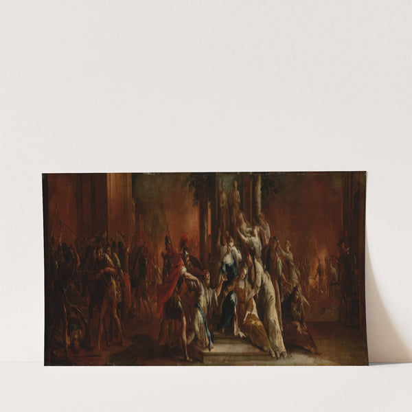 The Death of Priam (ca 1760) by Johann Andreas Herrlein