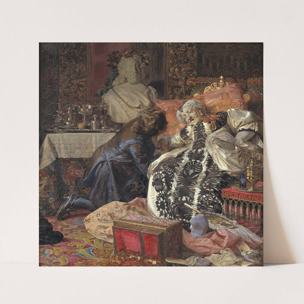 The Death Of Queen Sophie Amalie (1881_1882) by Kristian Zahrtmann