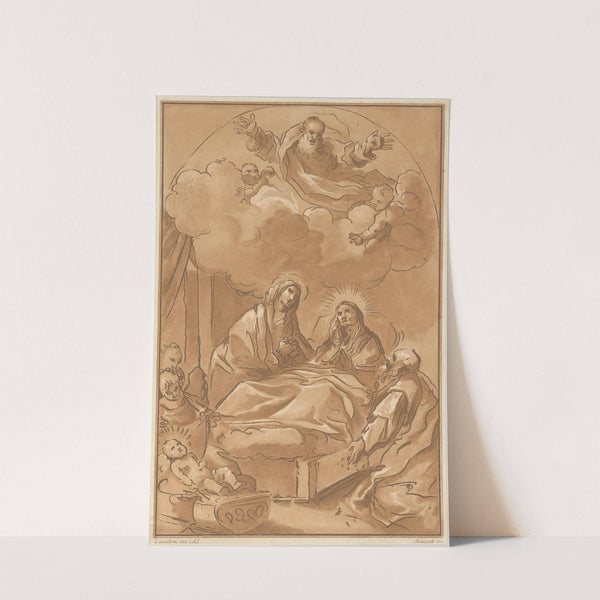 The Death of Saint Anne (1766) by Andrea Scacciati