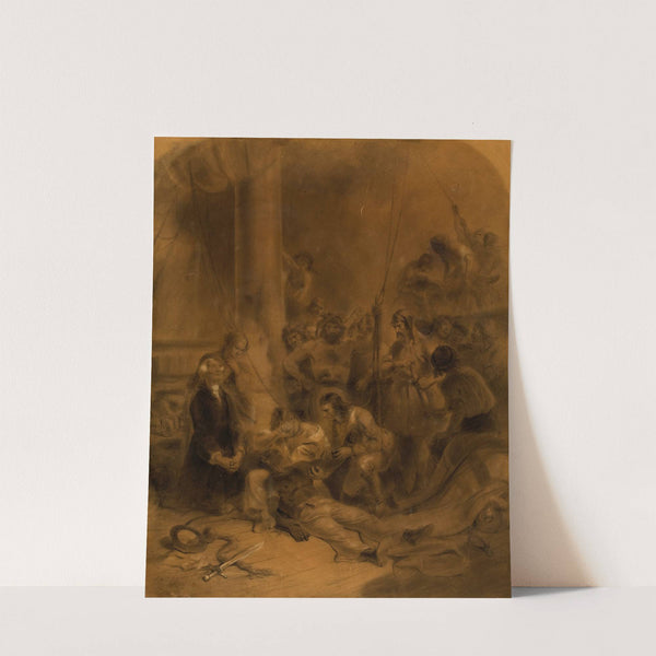 The Death of Scipio, The Red Rover by James Fenimore Cooper (1873) by Felix Octavius Carr Darley