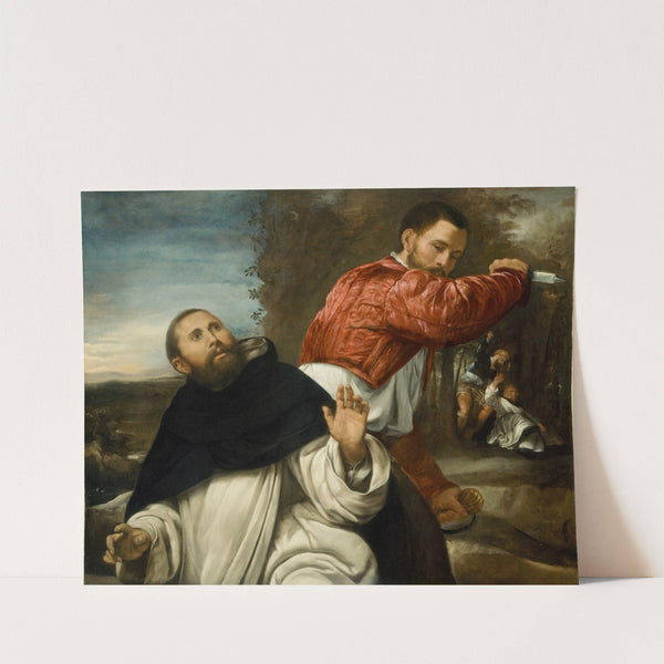 The Death of St. Peter Martyr by Giovanni Girolamo Savoldo