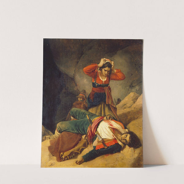 The Death of the Brigand by Louis Léopold Robert