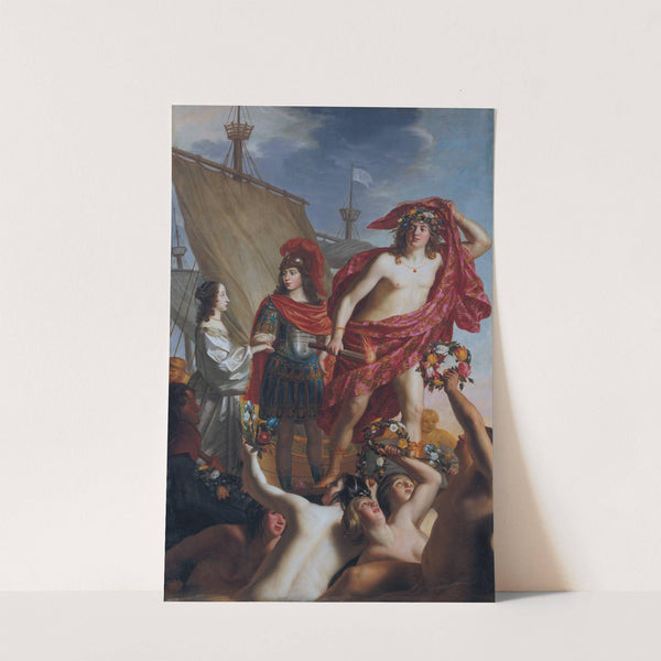 The debarkation of Mary Stuart, greeted by Willem II (1649) by Gerard van Honthorst