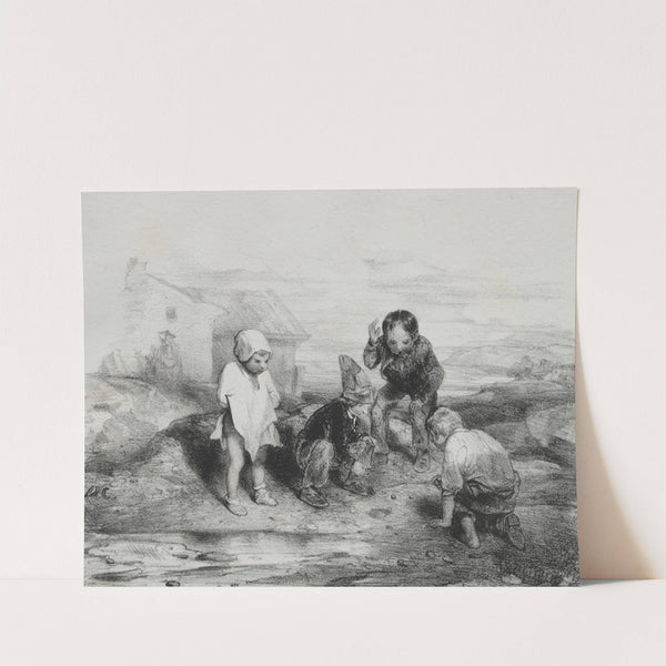 The Deciding Throw (c. 1820–60) by Alexandre-Gabriel Decamps