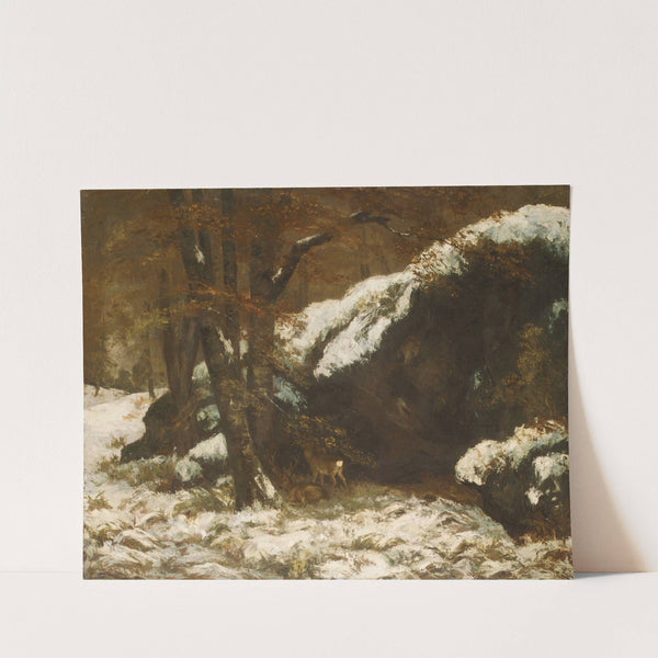 The Deer (ca. 1865) by Gustave Courbet