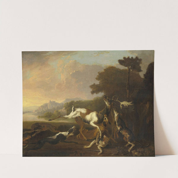 The Deer Hunt (1650 - 1695) by Abraham Hondius