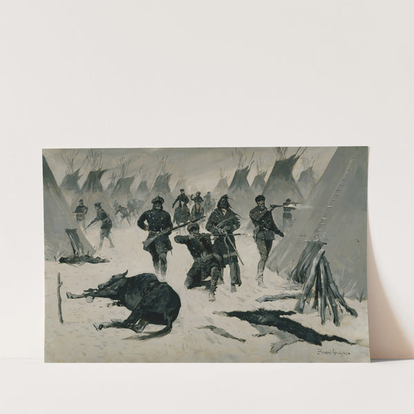 The Defeat of Crazy Horse (1901) by Frederic Remington