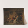The delivery room by Ferdinand de Braekeleer