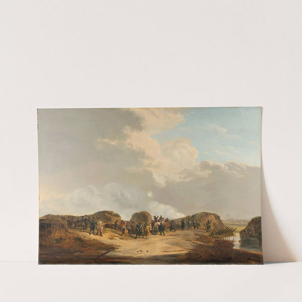 The Demilune constructed at the Siege of Naarden, April 1814 by Pieter Gerardus van Os