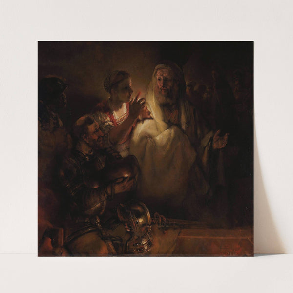 The Denial of St Peter by Rembrandt van Rijn