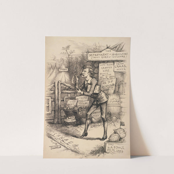 The Department of Agriculture (truly rural-culture) (1881) by Thomas Nast