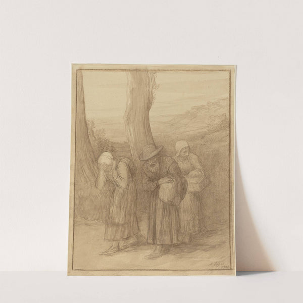 The Departure (1905) by Alphonse Legros