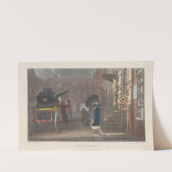 The Departure (1813) by Thomas Rowlandson