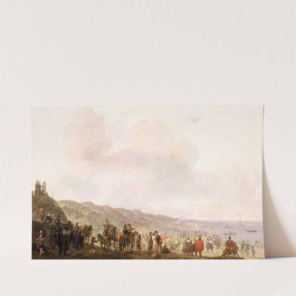The Departure of Charles II (1630-1685) from Scheveningen,2 June 1660 by Johannes Lingelbach