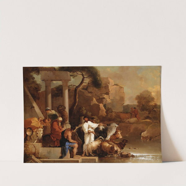 The Departure of Jacob by Sébastien Bourdon