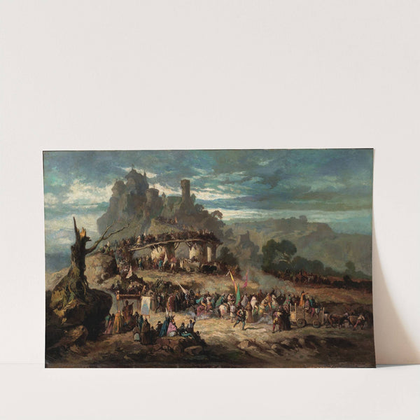 The Departure of the Crusaders by Victor Nehlig