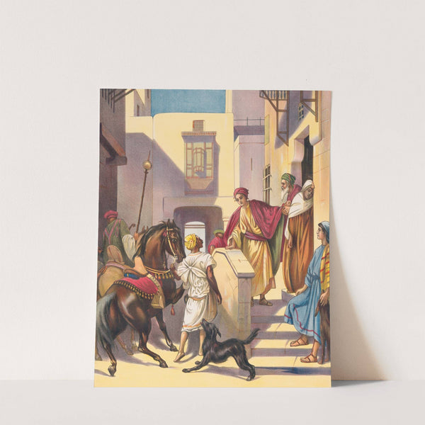 The departure of the prodigal son by Stecher Litho. Co