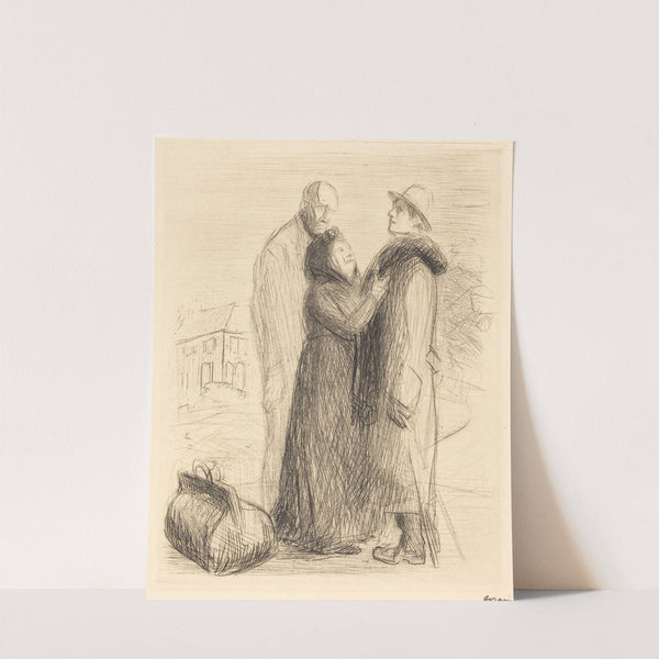 The Departure of the Prodigal Son (first plate, vertical), probably 1912-1913 by Jean-Louis Forain