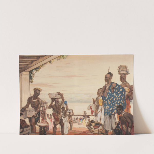 The departure to Bukavu by Fernand Allard-L'Olivier